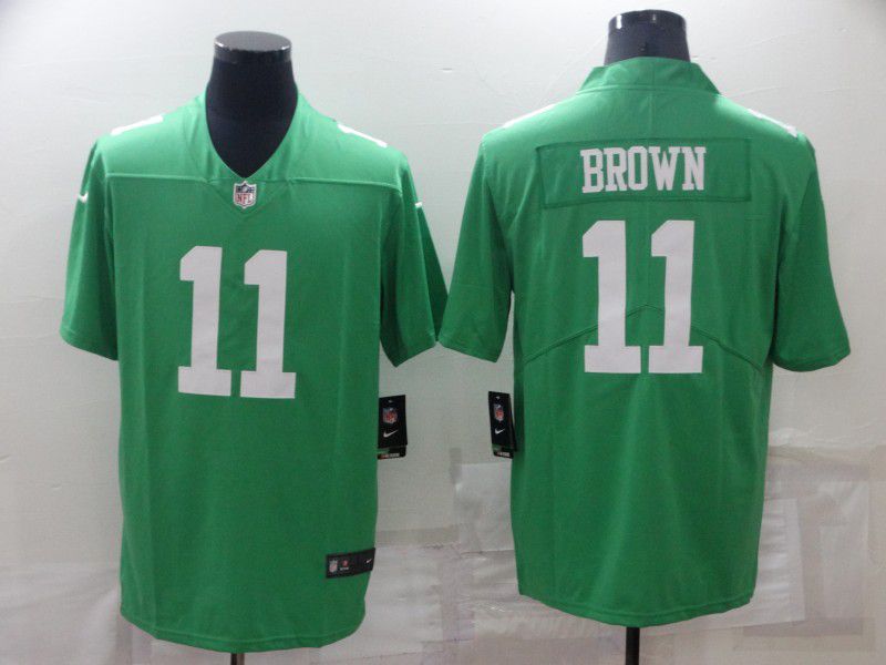 Men Philadelphia Eagles #11 Brown Light Green 2022 Nike Limited Vapor Untouchable NFL Jersey->new york giants->NFL Jersey